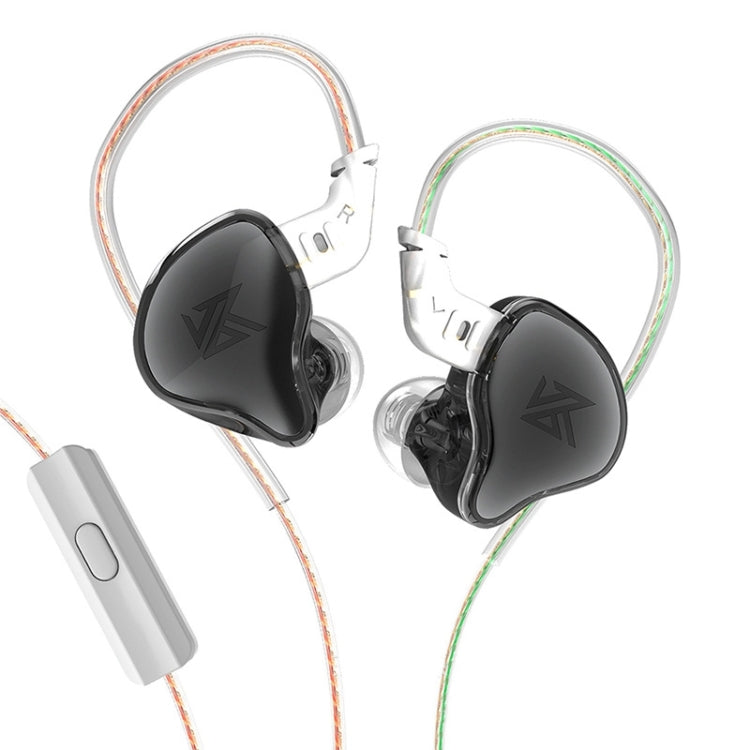 KZ-EDC 高性價比重低音有線 HiFi 入耳耳機，附麥克風、不附麥克風