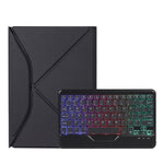 Z11BS 筆槽背光藍牙鍵盤皮革平板保護套，適用於 iPad Pro 11 2021/2020/2018，適用於 iPad Air 11 2025 / 2024 / Air 5 / Air 4，適用於 iPad 10.2 2021/2020/2019