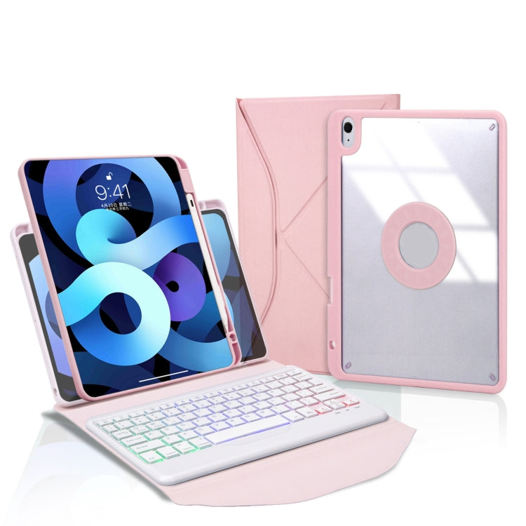 Z11BS 筆槽背光藍牙鍵盤皮革平板保護套，適用於 iPad Pro 11 2021/2020/2018，適用於 iPad Air 11 2025 / 2024 / Air 5 / Air 4，適用於 iPad 10.2 2021/2020/2019