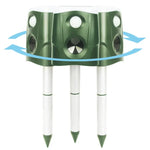 SJZ026 360度超聲波太陽能戶外動物驅逐器，SJZ026