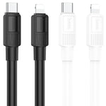 hoco X84 20W USB-C / Type-C 轉 8 Pin 固態 PD 充電數據線，長度：1m