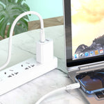 hoco X84 20W USB-C / Type-C 轉 8 Pin 固態 PD 充電數據線，長度：1m