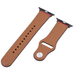 PU 皮革黑色扣錶帶，適用於 Apple Watch 系列，7 45mm / 6&SE&5&4 44mm / 3&2&1 42mm，7 41mm / 6&SE&5&4 40mm / 3&2&1 38mm