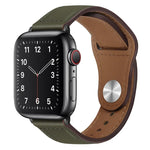PU 皮革黑色扣錶帶，適用於 Apple Watch 系列，7 45mm / 6&SE&5&4 44mm / 3&2&1 42mm，7 41mm / 6&SE&5&4 40mm / 3&2&1 38mm