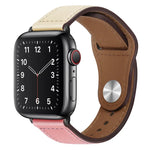 PU 皮革黑色扣錶帶，適用於 Apple Watch 系列，7 45mm / 6&SE&5&4 44mm / 3&2&1 42mm，7 41mm / 6&SE&5&4 40mm / 3&2&1 38mm
