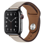 PU 皮革黑色扣錶帶，適用於 Apple Watch 系列，7 45mm / 6&SE&5&4 44mm / 3&2&1 42mm，7 41mm / 6&SE&5&4 40mm / 3&2&1 38mm