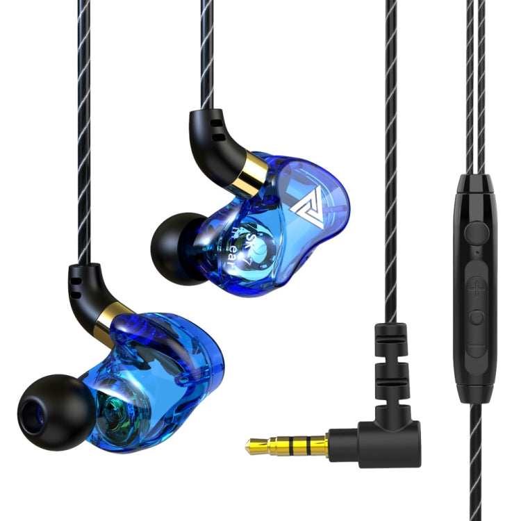 QKZ SK7 3.5mm 運動入耳銅驅動有線 HiFi 立體聲耳機附麥克風