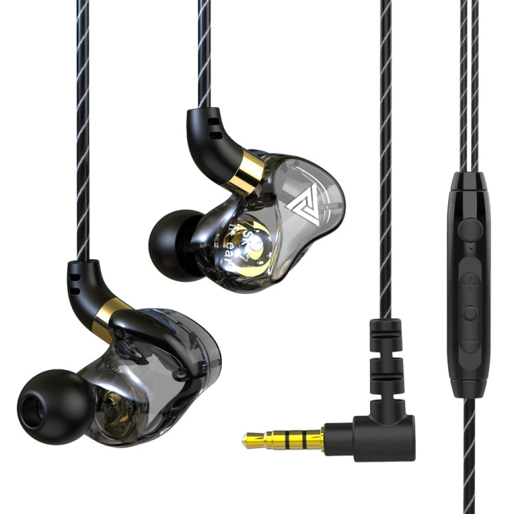 QKZ SK7 3.5mm 運動入耳銅驅動有線 HiFi 立體聲耳機附麥克風