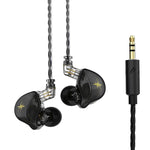 QKZ ZXT 運動入耳有線控制插頭 HiFi 立體聲舞台監聽耳機，標準版，附麥克風