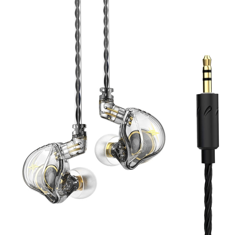 QKZ ZXT 運動入耳有線控制插頭 HiFi 立體聲舞台監聽耳機，標準版，附麥克風