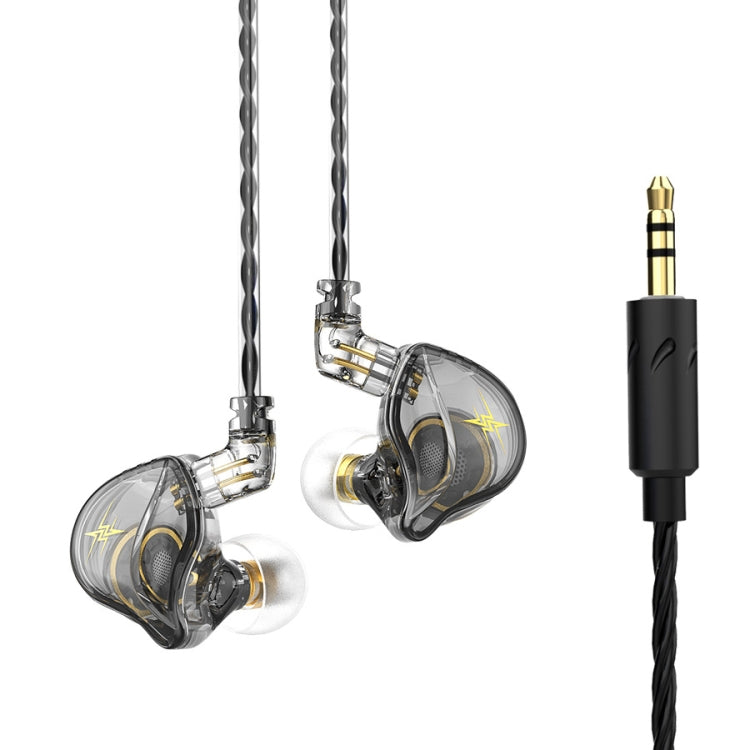 QKZ ZXT 運動入耳有線控制插頭 HiFi 立體聲舞台監聽耳機，標準版，附麥克風