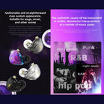 QKZ ZXT 運動入耳有線控制插頭 HiFi 立體聲舞台監聽耳機，標準版，附麥克風