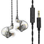 QKZ ZXT 運動入耳有線控制插頭 HiFi 立體聲舞台監聽耳機，標準版，附麥克風