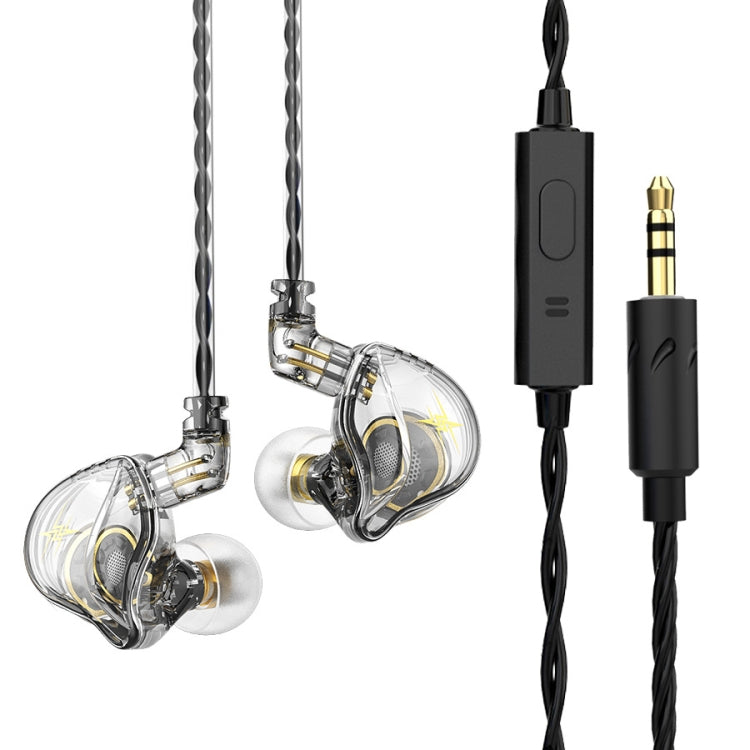 QKZ ZXT 運動入耳有線控制插頭 HiFi 立體聲舞台監聽耳機，標準版，附麥克風
