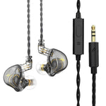 QKZ ZXT 運動入耳有線控制插頭 HiFi 立體聲舞台監聽耳機，標準版，附麥克風