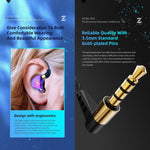 QKZ ZEN 入耳式重低音線控音樂跑步運動耳機附麥克風