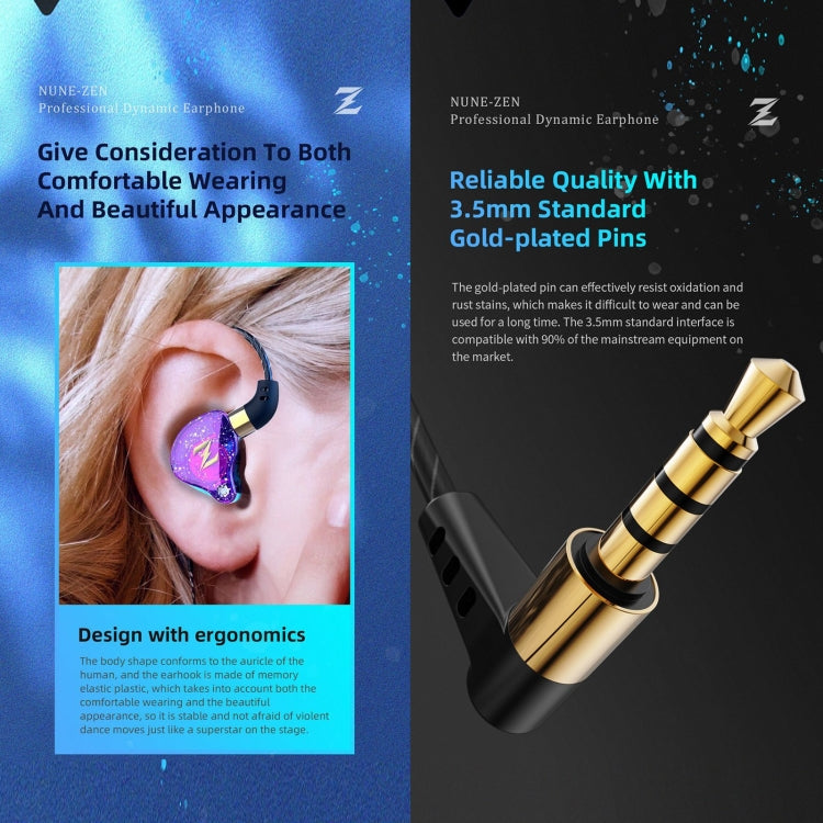 QKZ ZEN 入耳式重低音線控音樂跑步運動耳機附麥克風