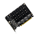 PH44 NVME 四磁碟陣列卡 PCI-E 訊號分割陣列卡
