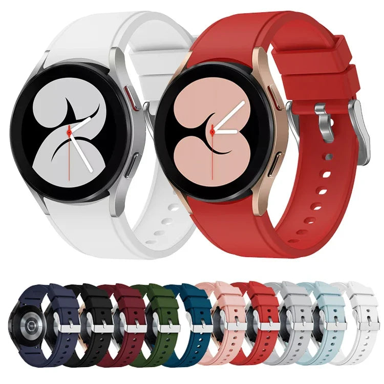 mm 矽膠錶帶，適用於 Samsung Galaxy Watch 5 40mm、Samsung Galaxy Watch 5 Pro 45mm