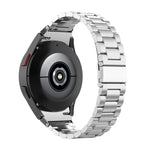 三股鋼錶帶，適用於 Samsung Galaxy Watch 5 40mm、Samsung Galaxy Watch 5 Pro 45mm