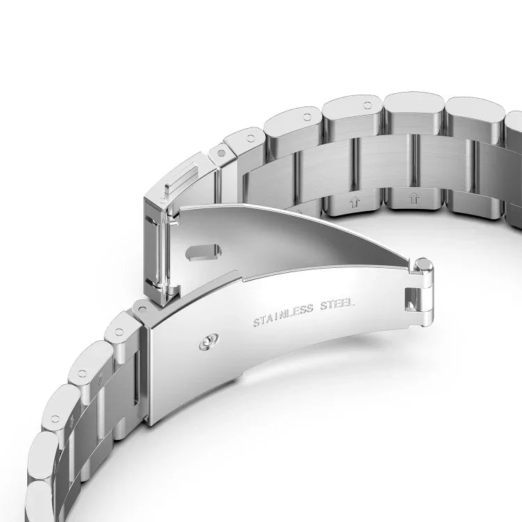 三股鋼錶帶，適用於 Samsung Galaxy Watch 5 40mm、Samsung Galaxy Watch 5 Pro 45mm