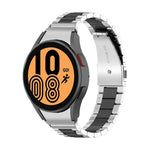 三股鋼錶帶，適用於 Samsung Galaxy Watch 5 40mm、Samsung Galaxy Watch 5 Pro 45mm