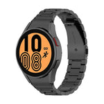 三股鋼錶帶，適用於 Samsung Galaxy Watch 5 40mm、Samsung Galaxy Watch 5 Pro 45mm