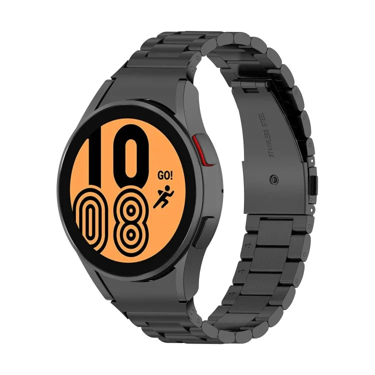 三股鋼錶帶，適用於 Samsung Galaxy Watch 5 40mm、Samsung Galaxy Watch 5 Pro 45mm