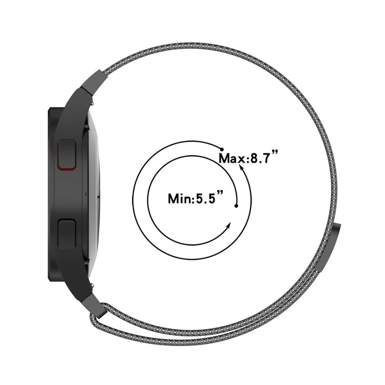 米蘭錶帶，適用於 Samsung Galaxy Watch 5 40mm / 44mm、Samsung Galaxy Watch 5 Pro 45mm