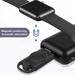T09-A 雙 USB 便攜無線智慧手錶充電器，適用於 Apple Watch 系列