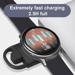 T09-S USB+Type-C 便攜無線智慧手錶充電器，適用於 Samsung Watch 系列