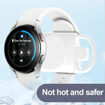 T09-S USB+Type-C 便攜無線智慧手錶充電器，適用於 Samsung Watch 系列