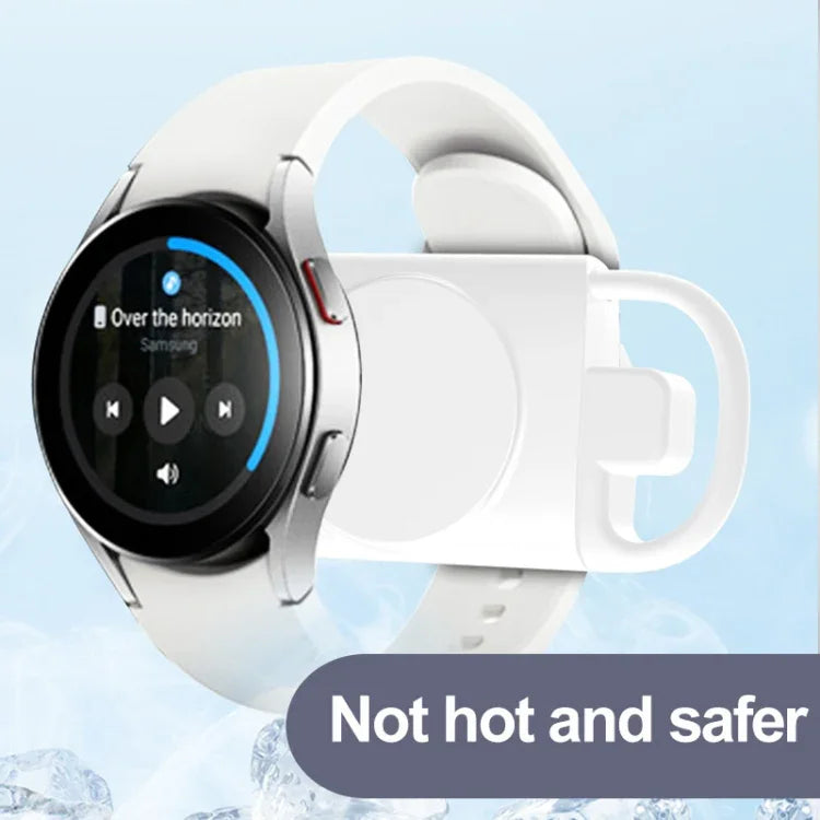 T09-S USB+Type-C 便攜無線智慧手錶充電器，適用於 Samsung Watch 系列