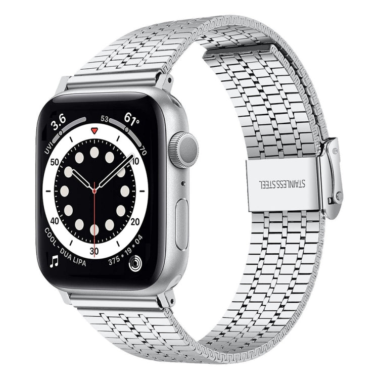 鋼製錶帶，適用於Apple Watch系列，7 45mm / 6&SE&5&4 44mm / 3&2&1 42mm，7 41mm / 6&SE&5&4 40mm / 3&2&1 38mm
