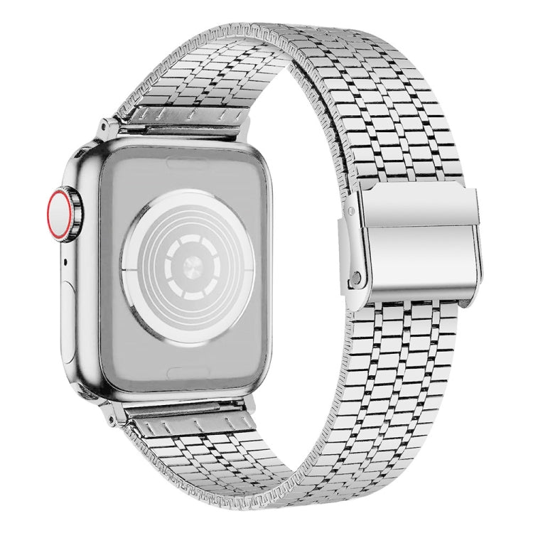 鋼製錶帶，適用於Apple Watch系列，7 45mm / 6&SE&5&4 44mm / 3&2&1 42mm，7 41mm / 6&SE&5&4 40mm / 3&2&1 38mm