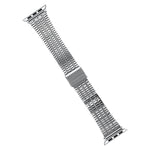 鋼製錶帶，適用於Apple Watch系列，7 45mm / 6&SE&5&4 44mm / 3&2&1 42mm，7 41mm / 6&SE&5&4 40mm / 3&2&1 38mm