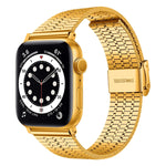 鋼製錶帶，適用於Apple Watch系列，7 45mm / 6&SE&5&4 44mm / 3&2&1 42mm，7 41mm / 6&SE&5&4 40mm / 3&2&1 38mm