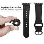 真皮錶帶，適用於Apple Watch Series，7 45mm / 6&SE&5&4 44mm / 3&2&1 42mm，7 41mm / 6&SE&5&4 40mm / 3&2&1 38mm
