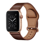 真皮錶帶，適用於Apple Watch Series，7 45mm / 6&SE&5&4 44mm / 3&2&1 42mm，7 41mm / 6&SE&5&4 40mm / 3&2&1 38mm