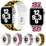 單釘印花錶帶，適用於 Apple Watch 系列，7 45mm / 6&SE&5&4 44mm / 3&2&1 42mm，7 41mm / 6&SE&5&4 40mm / 3&2&1 38mm