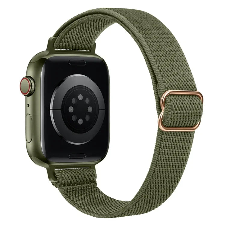 小腰尼龍錶帶，適用於 Apple Watch 系列，7 45mm / 6&SE&5&4 44mm / 3&2&1 42mm，7 41mm / 6&SE&5&4 40mm / 3&2&1 38mm