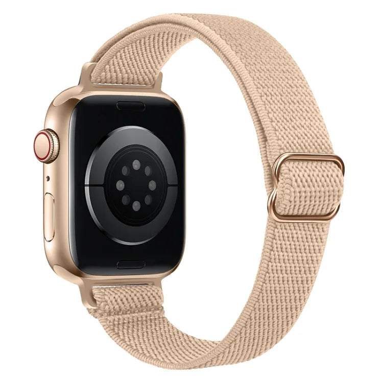 Small Waist Nylon Watch Band For Apple Watch Series, 7 45mm / 6&SE&5&4 44mm / 3&2&1 42mm, 7 41mm / 6&SE&5&4 40mm / 3&2&1 38mm