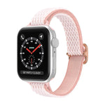 波浪小腰尼龍錶帶，適用於 Apple Watch 系列，7 45mm / 6&SE&5&4 44mm / 3&2&1 42mm，7 41mm / 6&SE&5&4 40mm / 3&2&1 38mm
