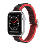波浪小腰尼龍錶帶，適用於 Apple Watch 系列，7 45mm / 6&SE&5&4 44mm / 3&2&1 42mm，7 41mm / 6&SE&5&4 40mm / 3&2&1 38mm
