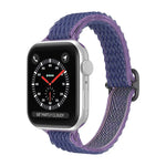 波浪小腰尼龍錶帶，適用於 Apple Watch 系列，7 45mm / 6&SE&5&4 44mm / 3&2&1 42mm，7 41mm / 6&SE&5&4 40mm / 3&2&1 38mm