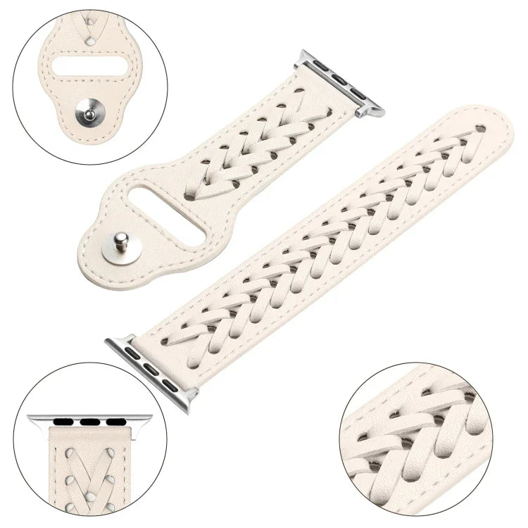 編織錶帶，適用於 Apple Watch 系列，7 45mm / 6&SE&5&4 44mm / 3&2&1 42mm，7 41mm / 6&SE&5&4 40mm / 3&2&1 38mm