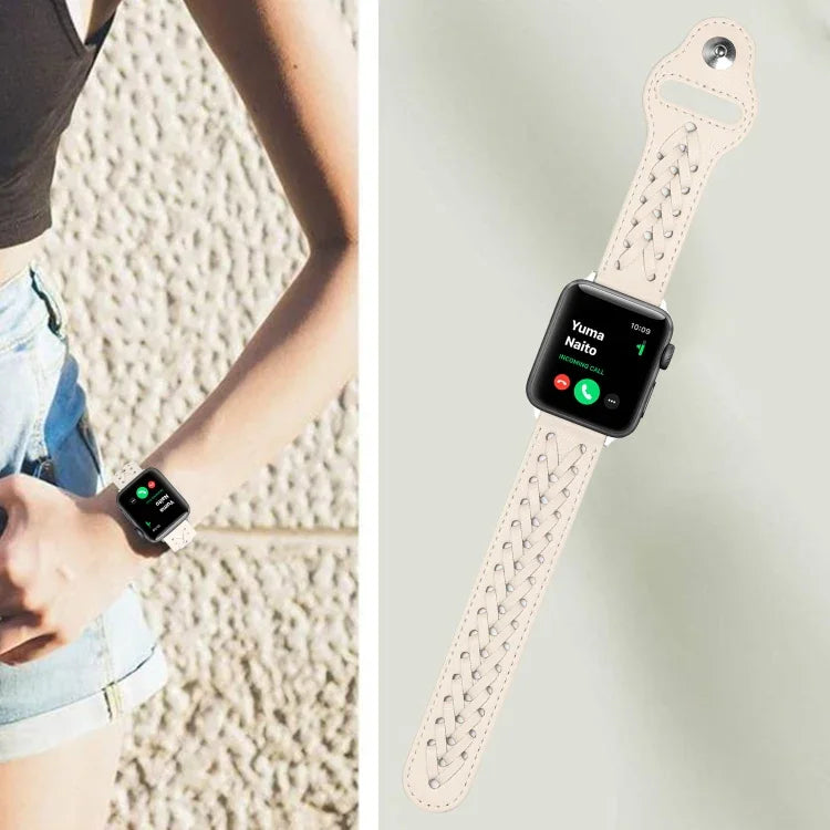 編織錶帶，適用於 Apple Watch 系列，7 45mm / 6&SE&5&4 44mm / 3&2&1 42mm，7 41mm / 6&SE&5&4 40mm / 3&2&1 38mm