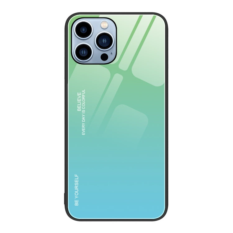 Gradient Color Glass Case, For iPhone 14 Pro Max, For iPhone 14 Pro, For iPhone 14