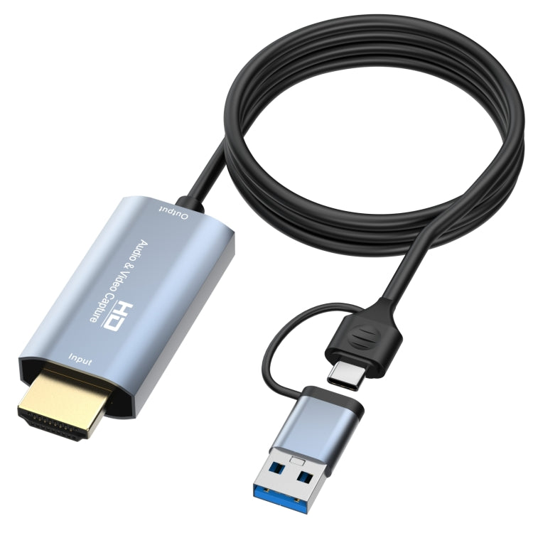 Z36 HDMI/M 轉 USB-Type C/M 高清視頻擷取卡，長度：2m，Z36
