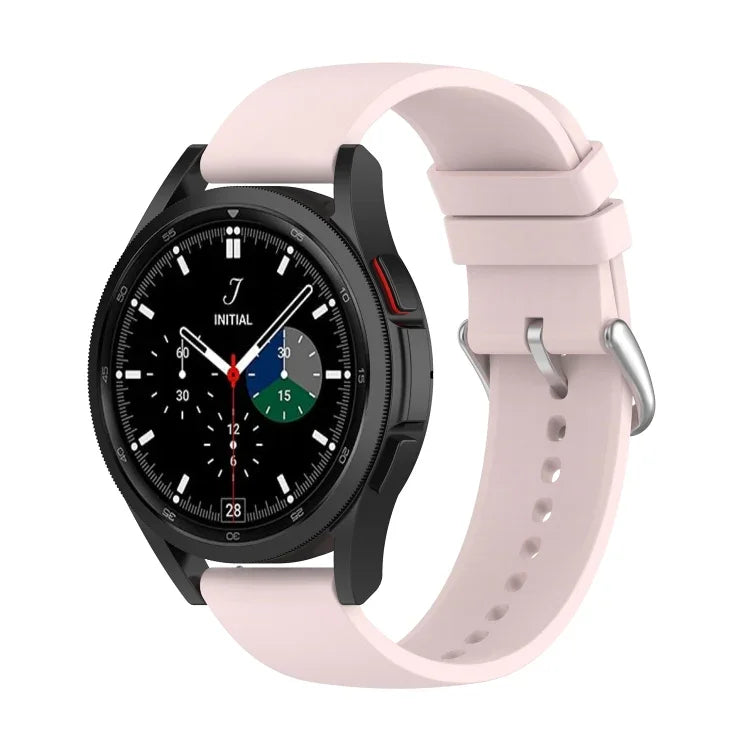 20mm Round Tail Silicone Watch Band, For Samsung Galaxy Watch 5 40mm, For Samsung Galaxy Watch 5 44mm, For Samsung Galaxy Watch 5 Pro 45mm